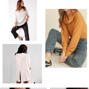 Free People Juicy long sleeve top in Stone Cold